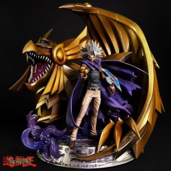 Yu-Gi-Oh Statue Resine 1/7 Marik & Le Dragon Aile De Ra 46cm
