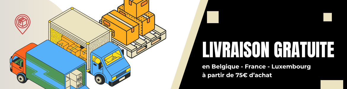 Livraison gratuite pour achat de plus de 75 euros